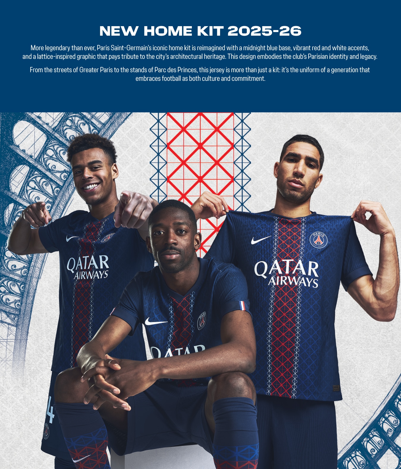 Paris Saint-Germain ユニフォーム 2526シーズンpsg ユニフォーム | TikTok