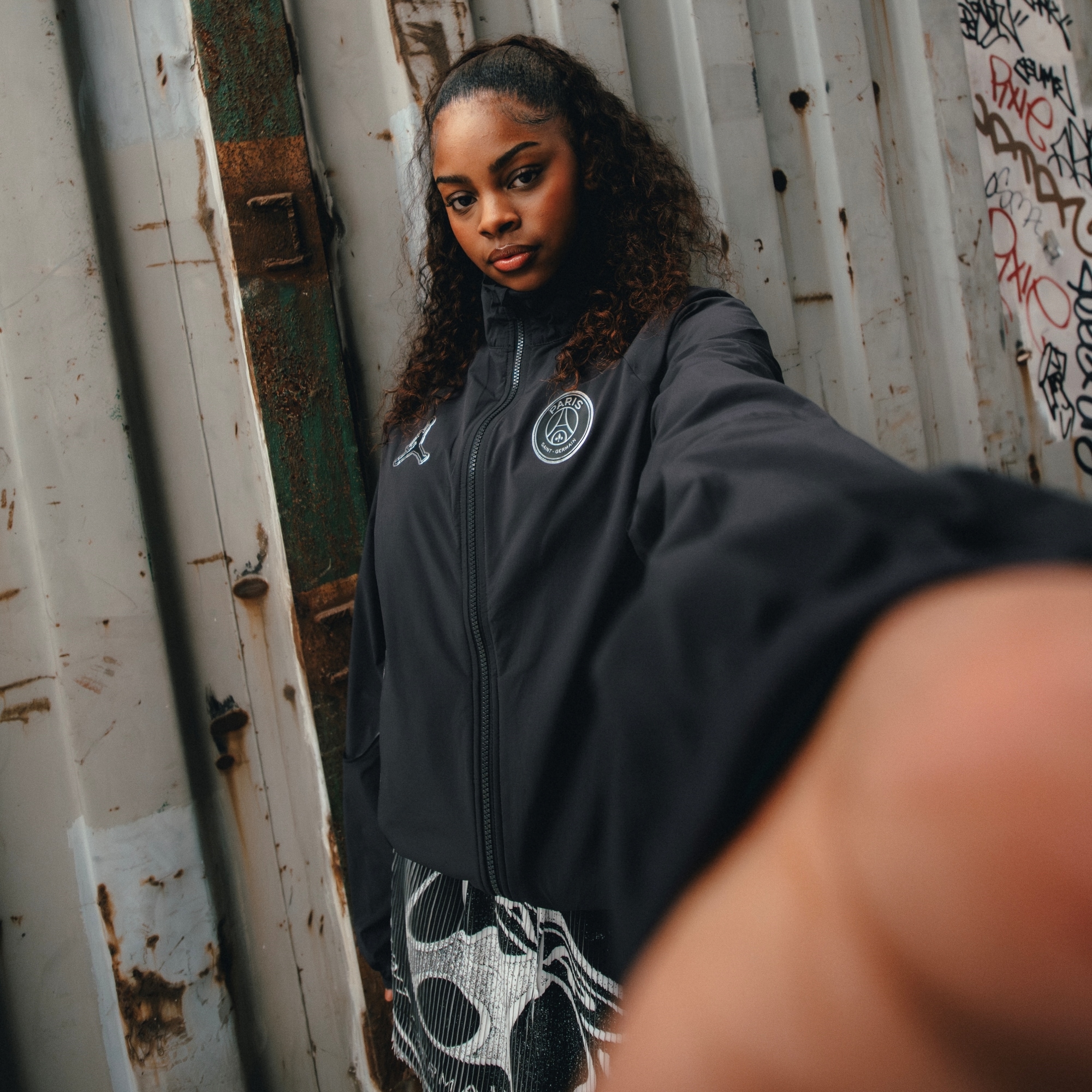 PSG Jordan Anthem Jacket - Oil Grey - Womens