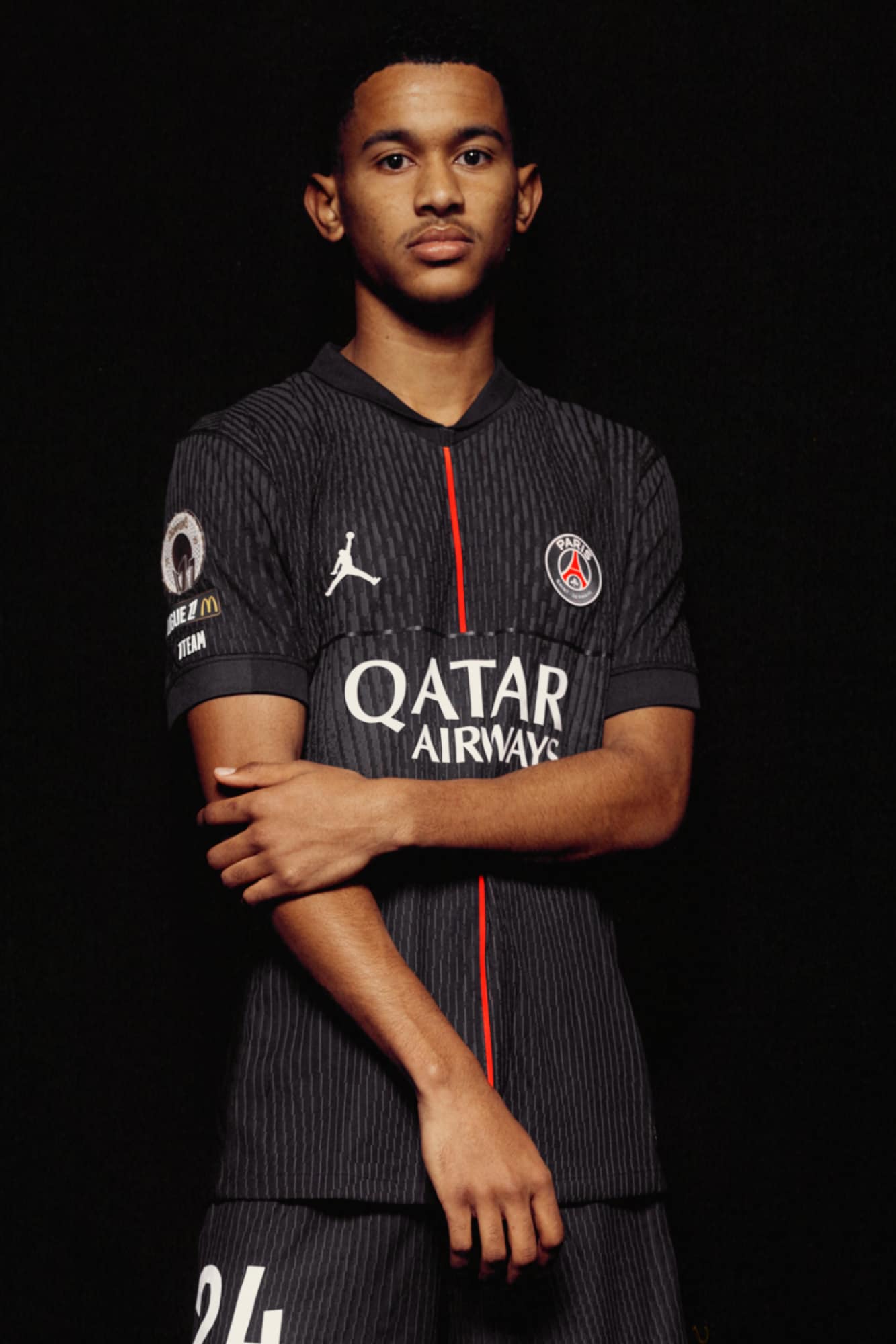 PSG Jordan Fourth Stadium Shirt 2025-26