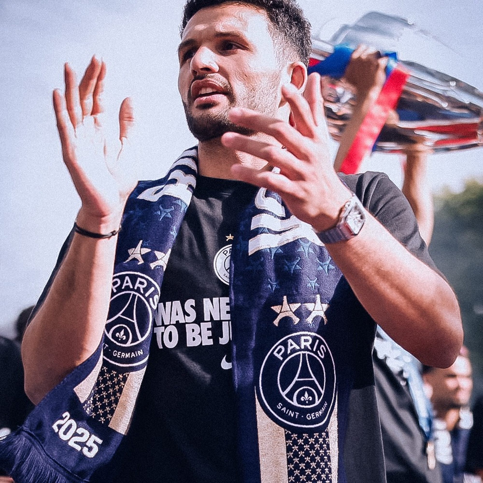 PSG Nike Home Stadium Shirt 2025-26 - Champions of Europe 2026 Print