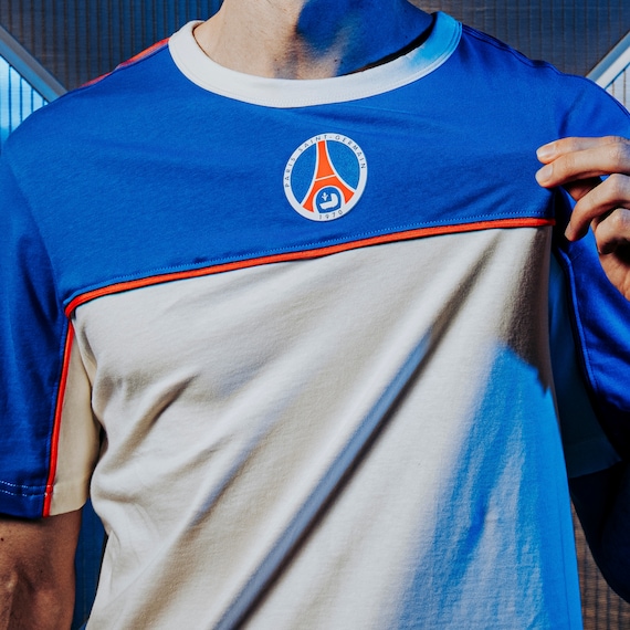 パリ・サンジェルマン レトロTシャツ - アンティークホワイト - メンズ