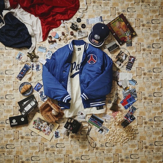 PSG Collegiate Sateen Jacket - Royal - Mens